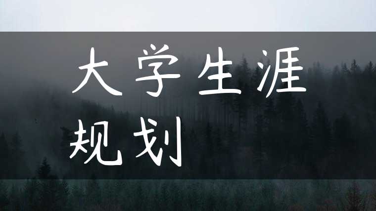 大学生涯规划