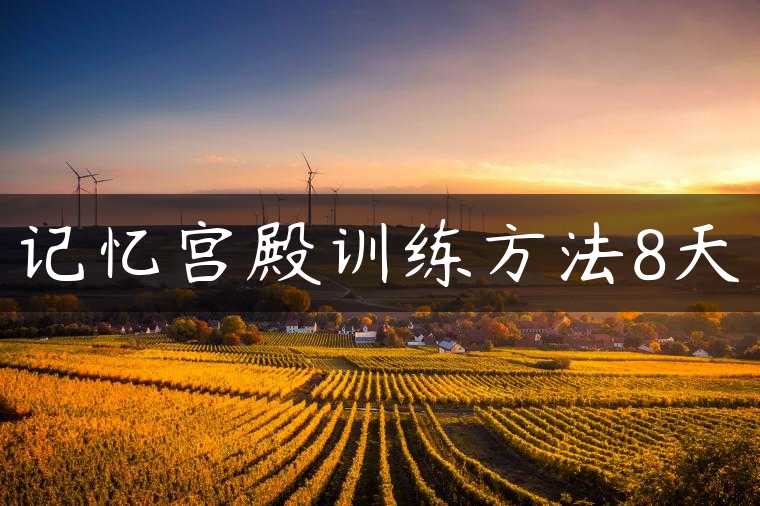 记忆宫殿训练方法8天