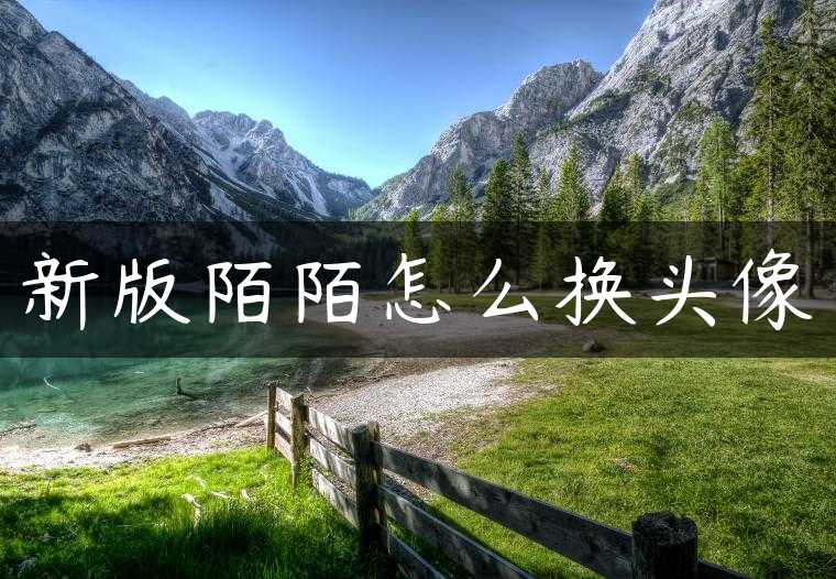 新版陌陌怎么换头像