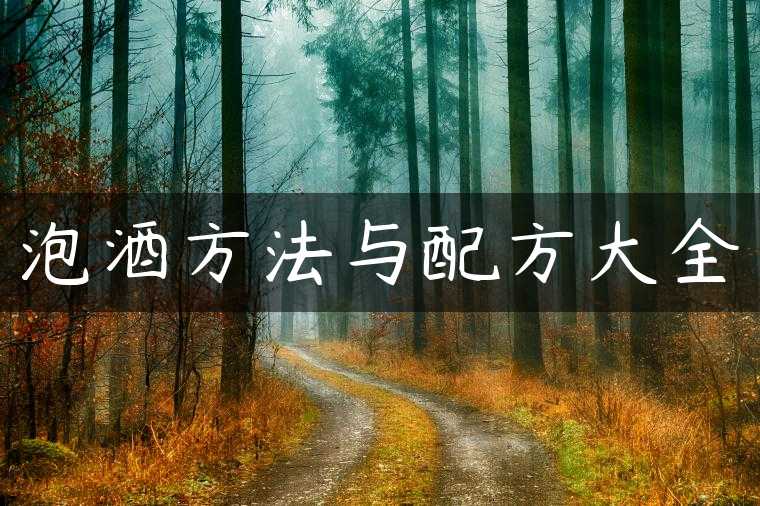 泡酒方法与配方大全