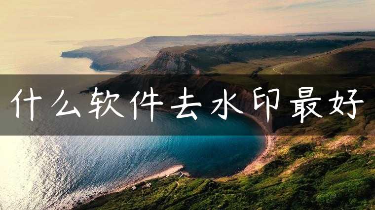 什么软件去水印最好