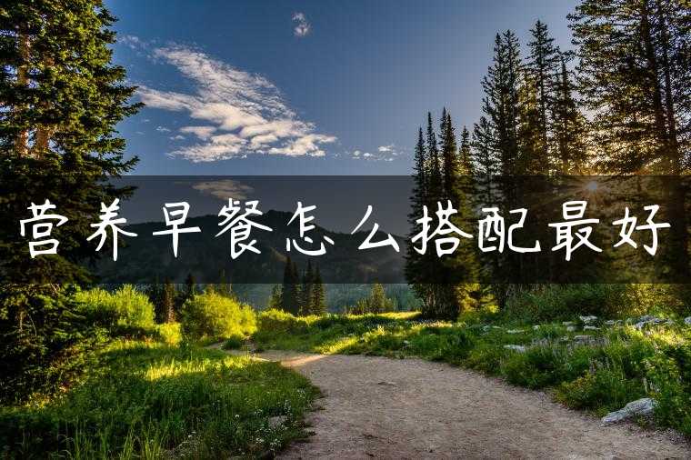 营养早餐怎么搭配最好