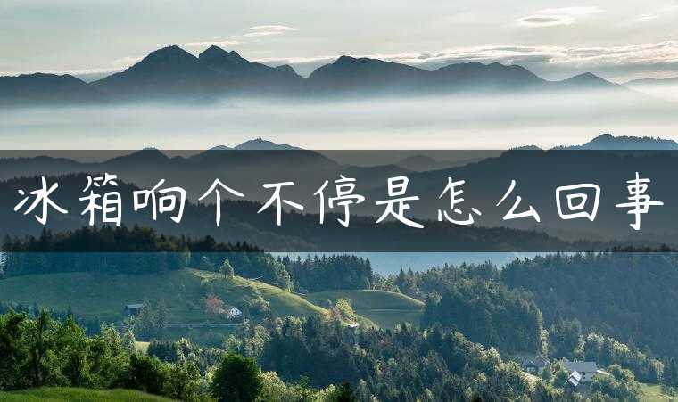 冰箱响个不停是怎么回事