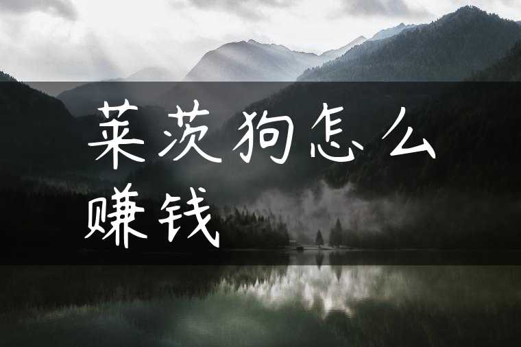莱茨狗怎么赚钱
