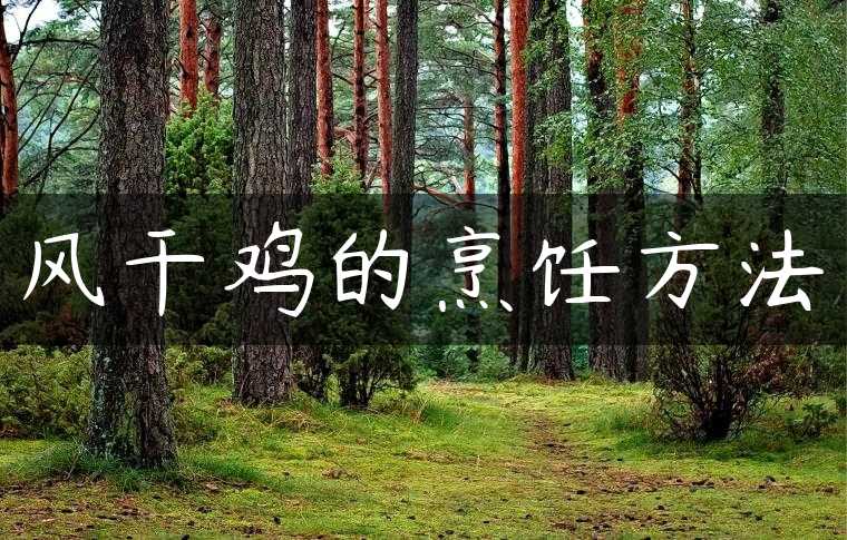 风干鸡的烹饪方法