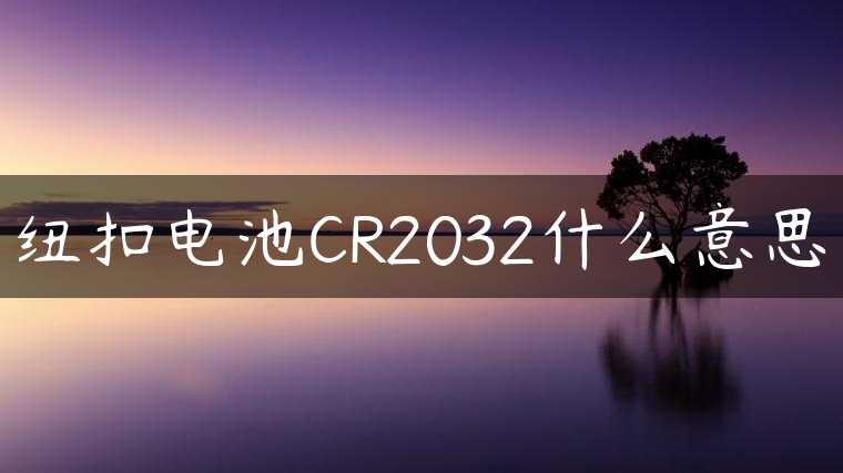 纽扣电池CR2032什么意思