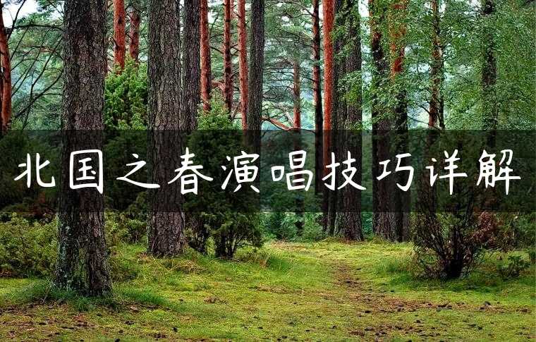 北国之春演唱技巧详解