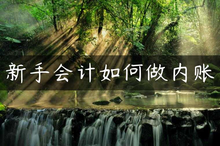 新手会计如何做内账