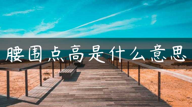 腰围点高是什么意思