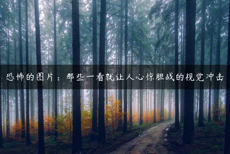 恐怖的图片：那些一看就让人心惊胆战的视觉冲击