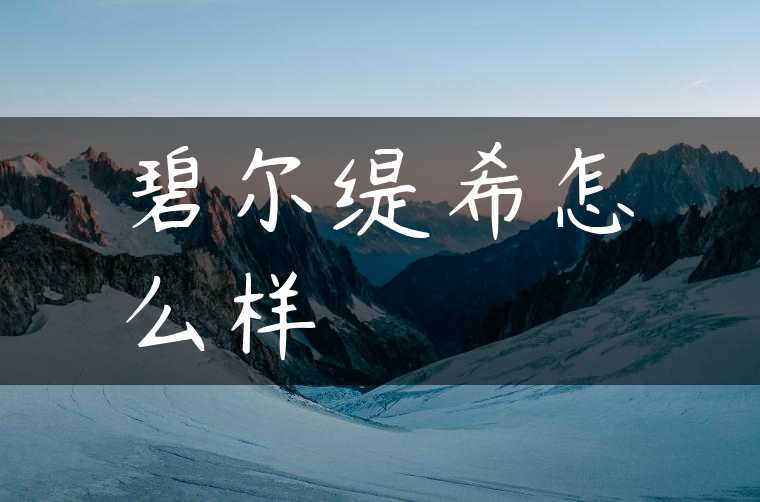 碧尔缇希怎么样