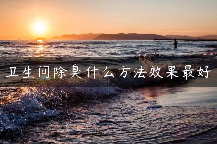 卫生间除臭什么方法效果最好