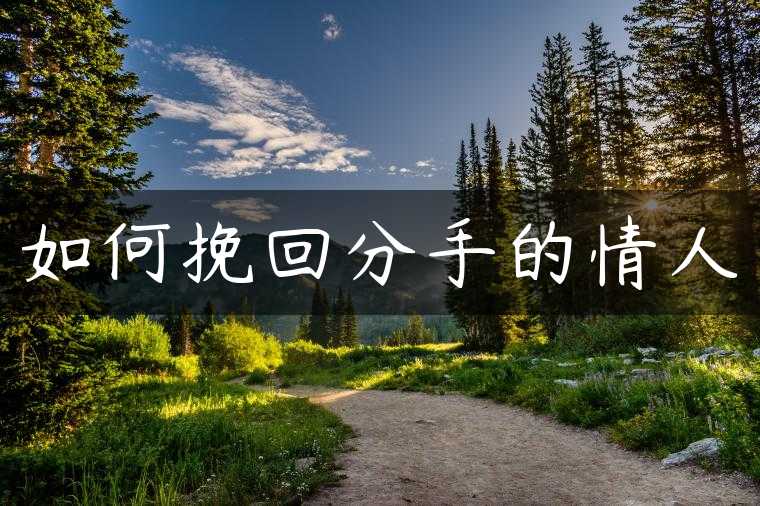 如何挽回分手的情人