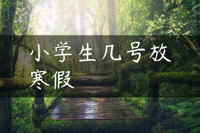 小学生几号放寒假