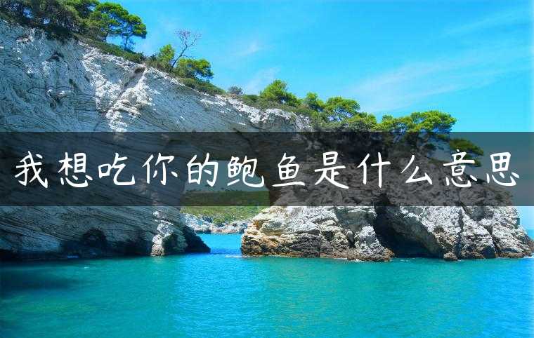 我想吃你的鲍鱼是什么意思