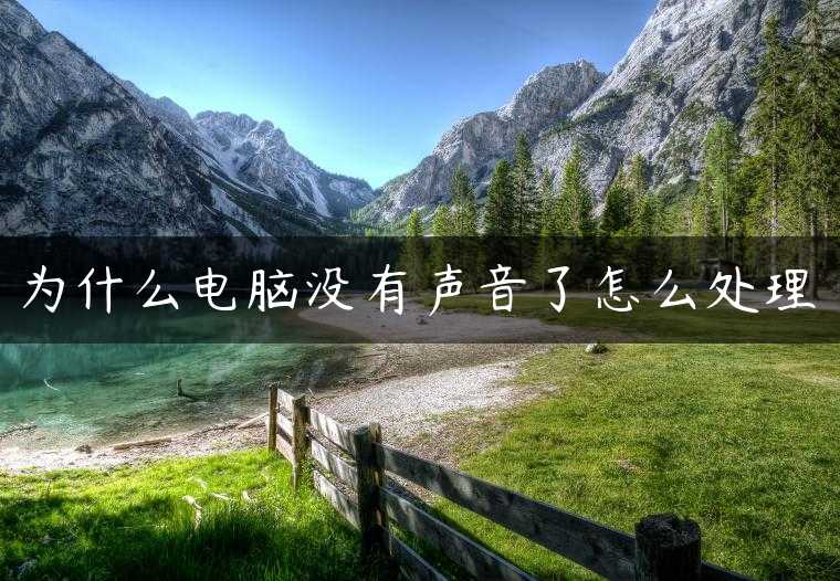为什么电脑没有声音了怎么处理