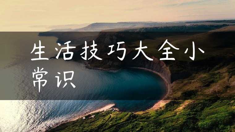 生活技巧大全小常识