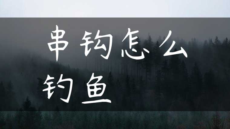 串钩怎么钓鱼
