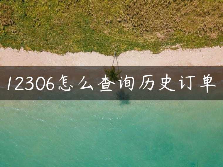 12306怎么查询历史订单