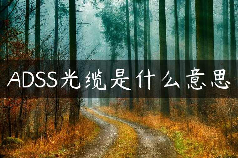 ADSS光缆是什么意思