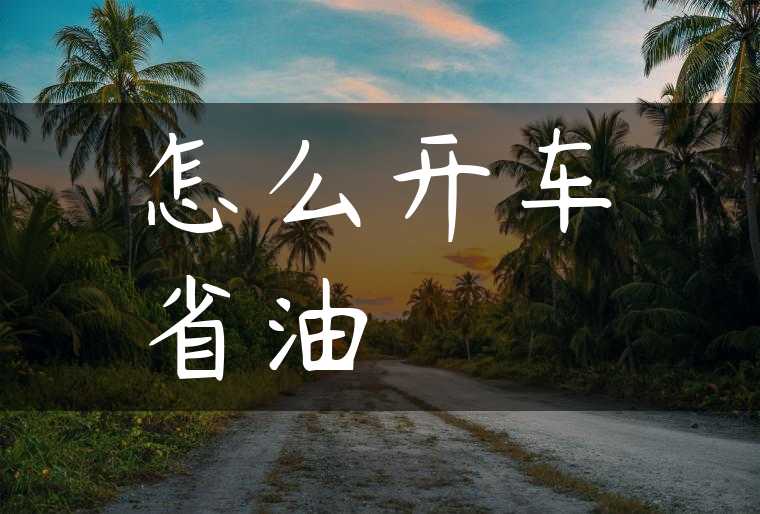 怎么开车省油