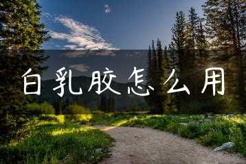 白乳胶怎么用缩略图