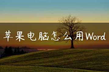 苹果电脑怎么用Word缩略图