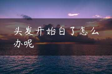 头发开始白了怎么办呢缩略图
