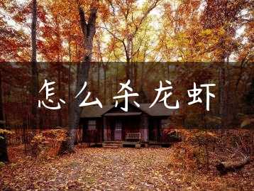 怎么杀龙虾缩略图