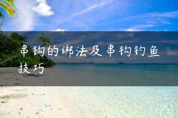 串钩的绑法及串钩钓鱼技巧缩略图