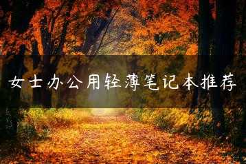 女士办公用轻薄笔记本推荐缩略图 女士办公用轻薄笔记本推荐缩略图