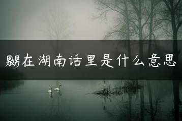 嬲在湖南话里是什么意思缩略图