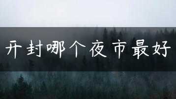 开封哪个夜市最好缩略图