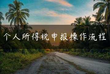个人所得税申报操作流程缩略图