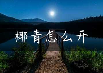 椰青怎么开缩略图 椰青怎么开缩略图