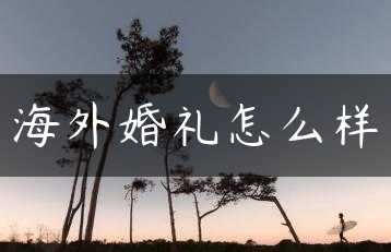 海外婚礼怎么样缩略图
