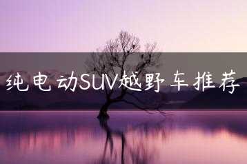 纯电动SUV越野车推荐缩略图