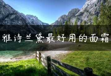 雅诗兰黛最好用的面霜缩略图