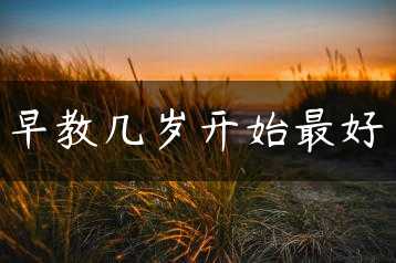 早教几岁开始最好缩略图