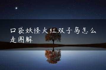 口袋妖怪火红双子岛怎么走图解缩略图