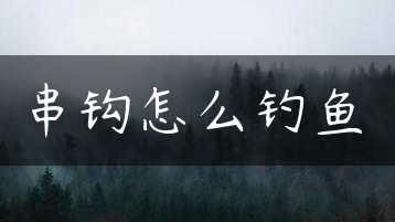 串钩怎么钓鱼缩略图