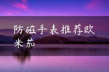 防磁手表推荐欧米茄缩略图