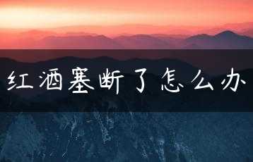 红酒塞断了怎么办缩略图