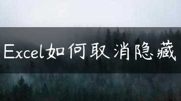 Excel如何取消隐藏缩略图