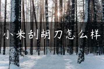 小米刮胡刀怎么样缩略图