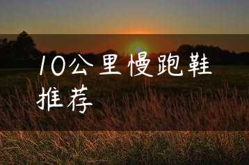 10公里慢跑鞋推荐缩略图 10公里慢跑鞋推荐缩略图